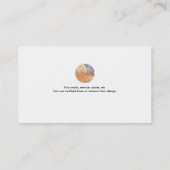 射手座の(占星術の)十二宮図 名刺 (裏面)