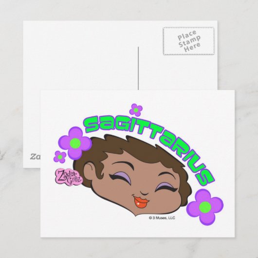 射手座はがき ポストカード (正面/裏面)