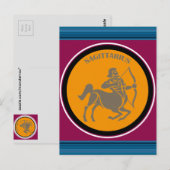 射手座はがき ポストカード (正面/裏面)