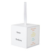 射手座オーナメント キューブオーナメント (裏面アングル)