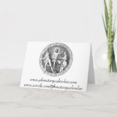 射手座クリスマスカード シーズンカード (裏面)