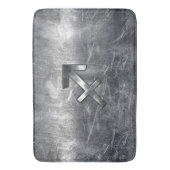 射手座グランジ〔占星術の〕十二宮図動揺して鋼スタイル バスマット (正面縦)