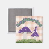 射手座コテージコーレエステティックフェアリティマッシュルーム マグネット (正面/裏面)