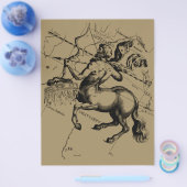 射手座コンステリョンヘベリウス1690版木、銅版、版画 チラシ (シングル)