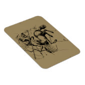 射手座コンステレーションヘベリアス1690版木、銅版、版画 マグネット (右側)