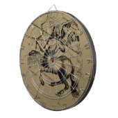 射手座コンステレーションマップ版木、銅版、版画ヘベリアス ダーツボード (正面右)