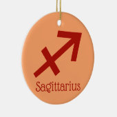 射手座サンサイン〔占星術の〕十二宮図記号 セラミックオーナメント (右)
