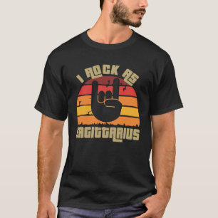 射手座サンヴィンテージスタイル カラフル Tシャツ