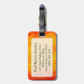 射手座ザアーチャー占星術idラゲッジタグ ラゲッジタグ (裏面縦)