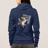 射手座ザアーチャー星占いレディースジップジョガー パーカ (裏面)