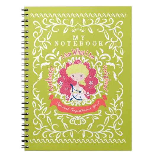 射手座シンボル. ノート (正面)