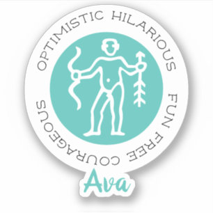 射手座シール シール