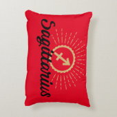 射手座スターバスト記号 アクセントクッション (裏面(縦))