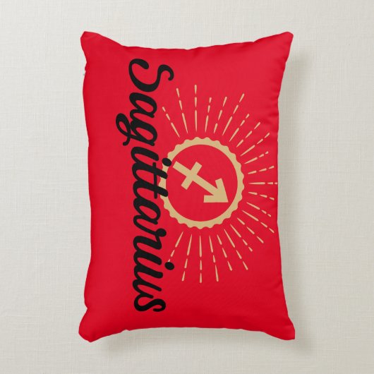 射手座スターバスト記号 アクセントクッション (正面(垂直))