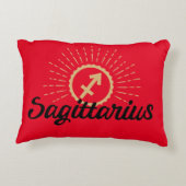 射手座スターバスト記号 アクセントクッション (裏面)