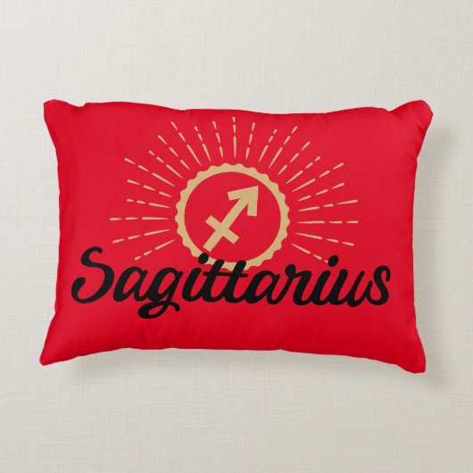 射手座スターバスト記号 アクセントクッション (裏面)