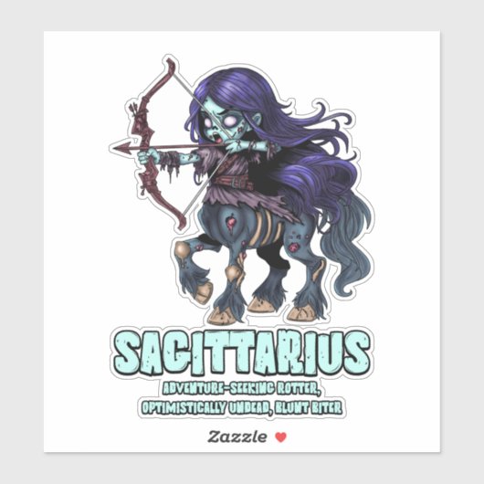 射手座ゾンビ シール (シート)