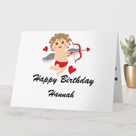 射手座ハッピーバースデーカード カード (小さな植物)