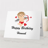 射手座ハッピーバースデーカード カード (正面)