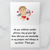 射手座ハッピーバースデーカード カード (内部)