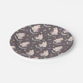 射手座バニーパターン:愛のコズミックダンスII ペーパープレート (アングル)