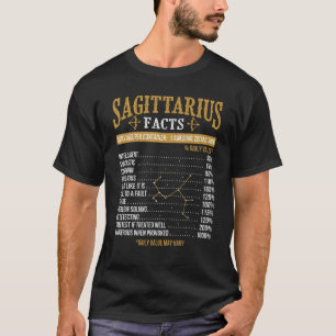射手座ファクト – 〔占星術の〕十二宮図記号Astrology Symbol H Tシャツ