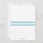 射手座フォト誕生日パーティーへの招待 招待状 (裏面)