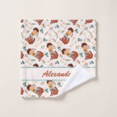 射手座ベビー | 小さな射手のための居心地の良いタオル バスタオルセット (ウォッシュタオル)