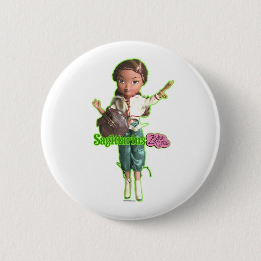 射手座ボタン 缶バッジ (正面)