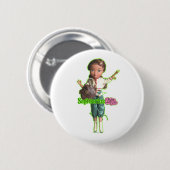 射手座ボタン 缶バッジ (正面&裏面)