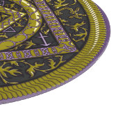 射手座マンダラガラス切削板 カッティングボード (角)