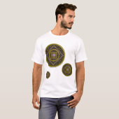 射手座マンダラメンズライトシャツ Tシャツ (正面フル)