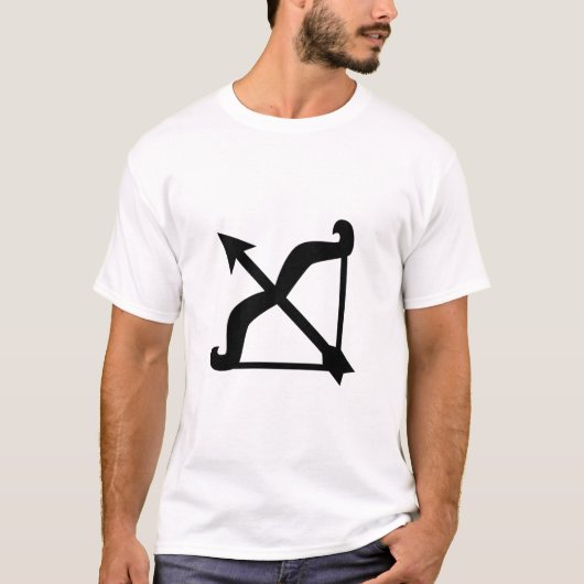 射手座占星術の記号1 Tシャツ (正面)
