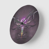 射手座占星術サインウォールクロック ラウンド壁時計 (傾斜)