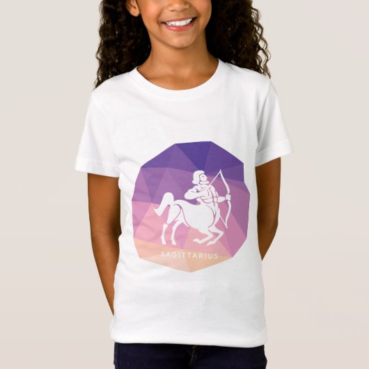 射手座占星術紫色モダンクラシックr tシャツ (正面)