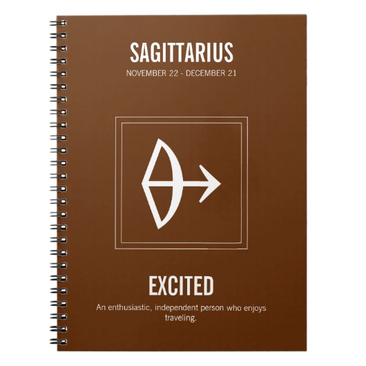 射手座占星術 ノートブック (正面)