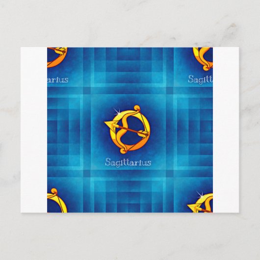 射手座占星術 ポストカード (正面)