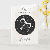 射手座占星術〔占星術の〕十二宮図サイン占星術シック カード (黄色い花)