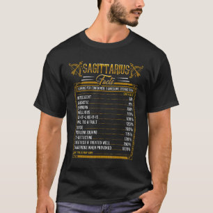 射手座占星術〔占星術の〕十二宮図ファクト特性ルールの種類 Tシャツ