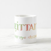 射手座占星術〔占星術の〕十二宮図d1マグカップ コーヒーマグカップ (中央)