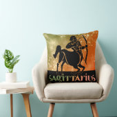 射手座占星術〔占星術の〕十二宮図d1枕 クッション (椅子)