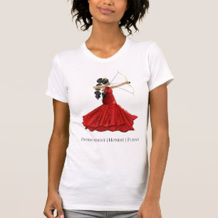 射手座女性の女神 – 人格の特性 Tシャツ