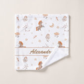 射手座子 | 可愛くて居心地の良い小射手 バスタオルセット (ウォッシュタオル)