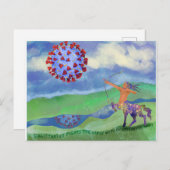 射手座対ウイルス ポストカード (正面/裏面)