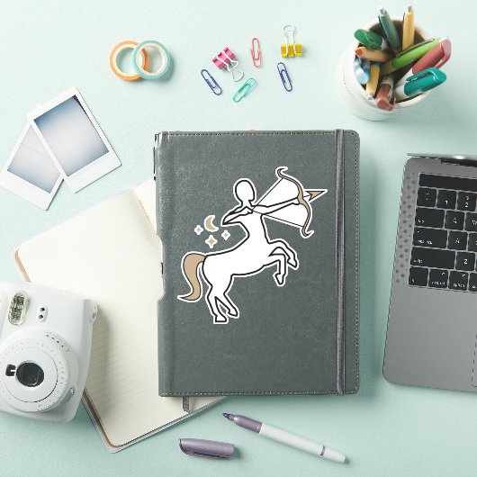 射手座射手の射撃記号占星術の記号 シール (iPadカバー)