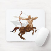 射手座射手の星または誕生の(占星術の)十二宮図の印 マウスパッド (マウス)