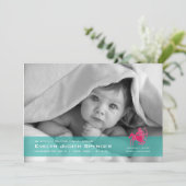 射手座射手写真誕生のお知らせ 案内状 (スタンド正面)