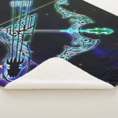 射手座射手〔占星術の〕十二宮図毛布 シェルパブランケット (3/4)