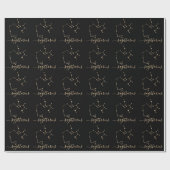 射手座座 ラッピングペーパー (フラット)