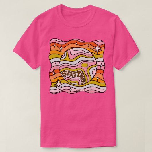 射手座惑星 Tシャツ (デザイン正面)
